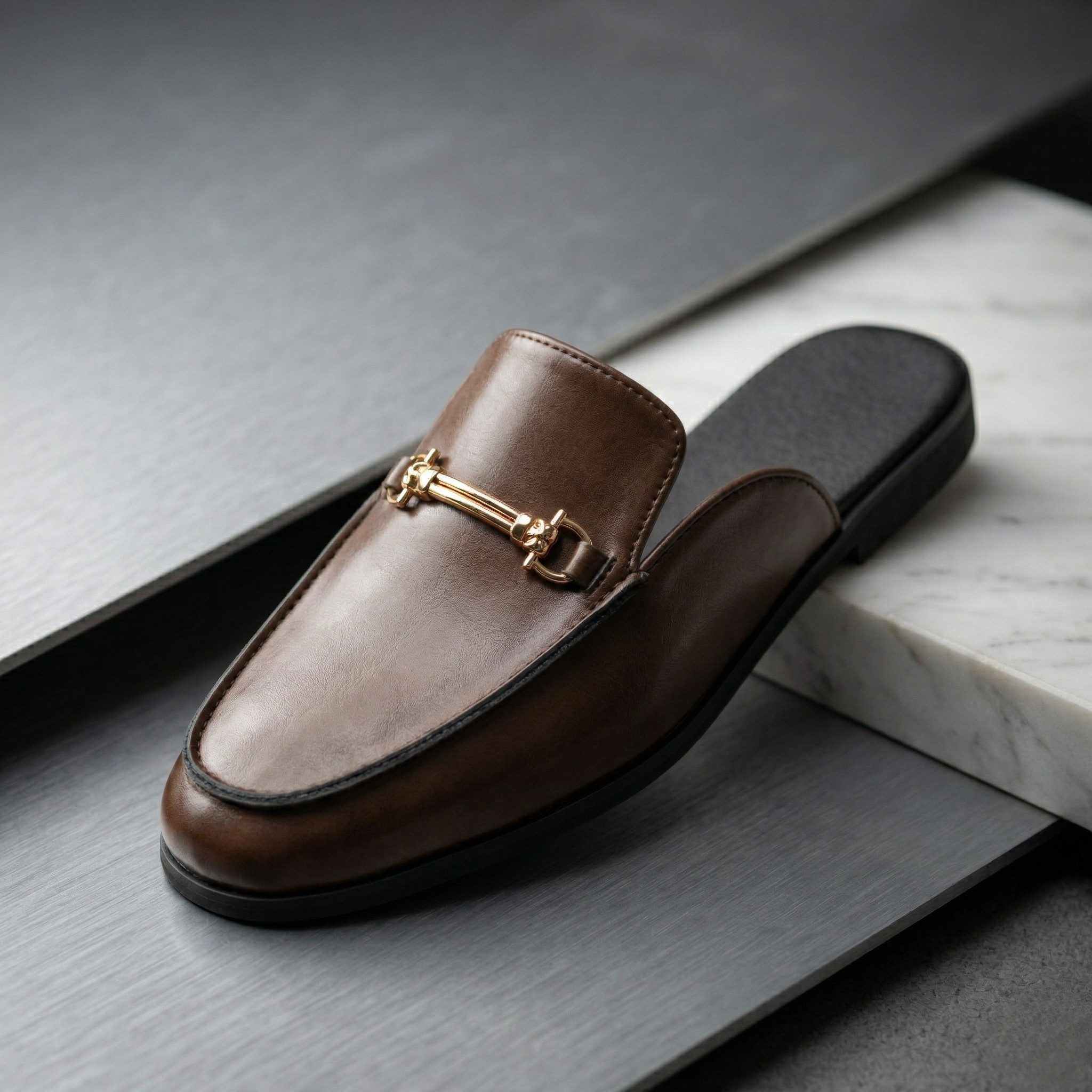 Matteo Classic Leather Mules