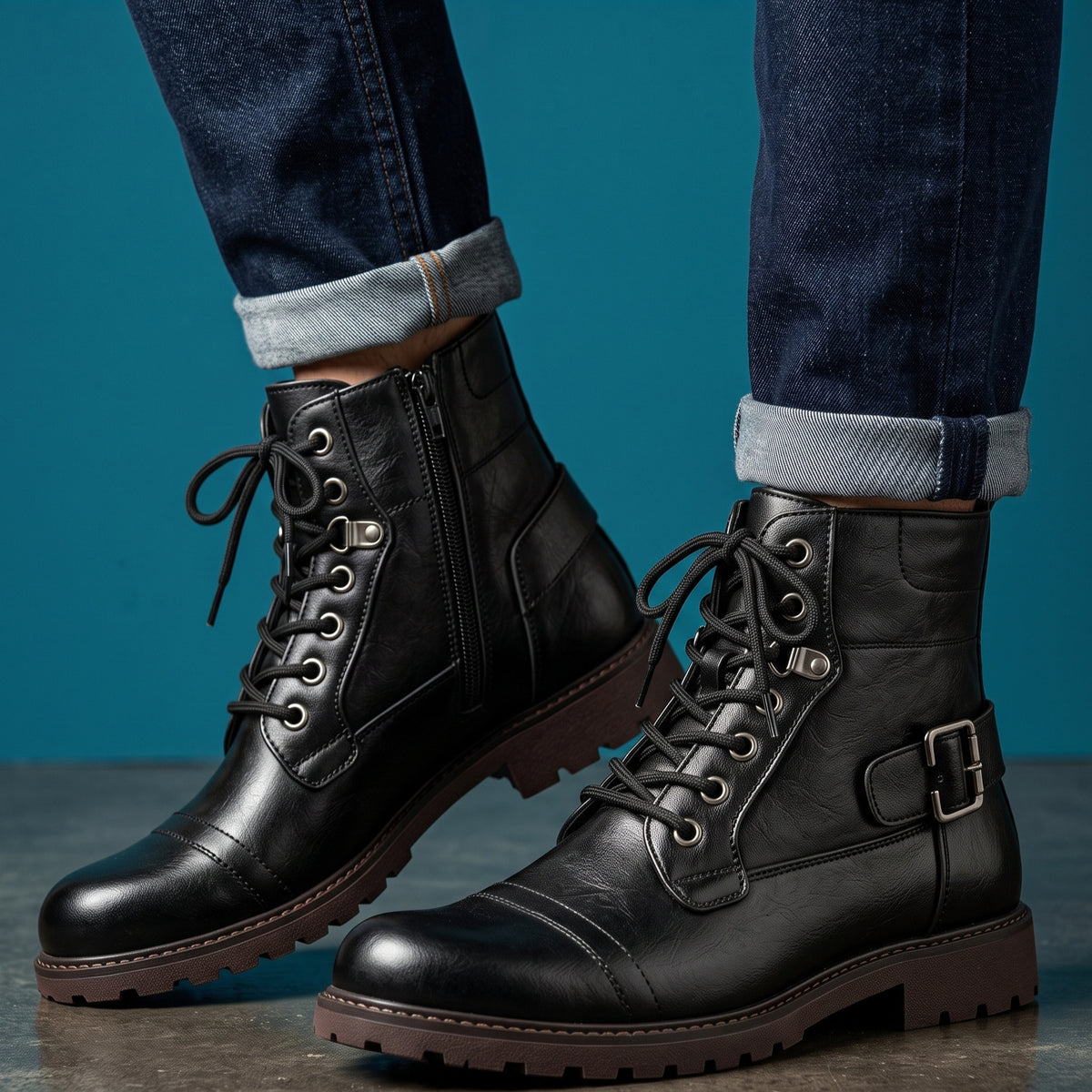 Kaden Heritage Leather Boots