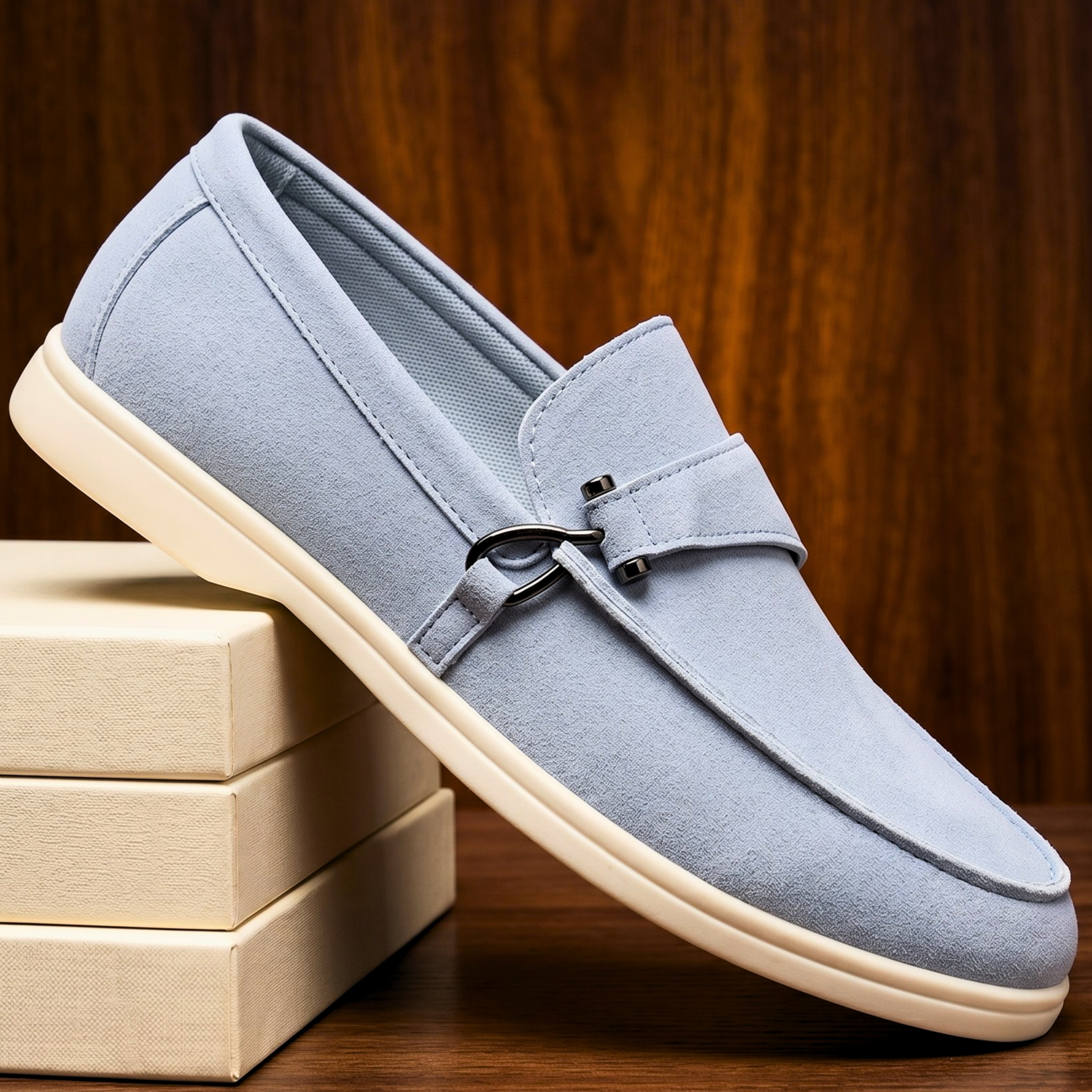 Luca Monte Suede Loafers