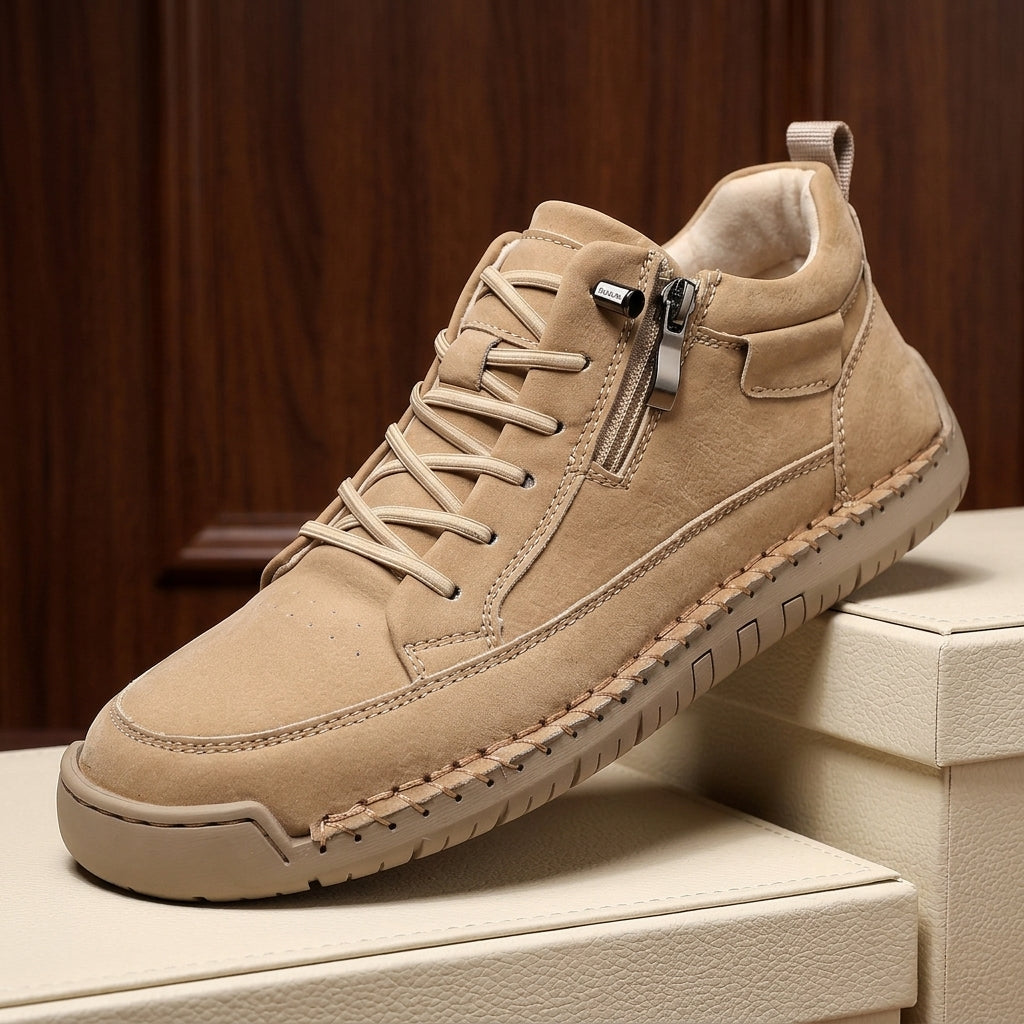 Hudson Retro Leather Boots