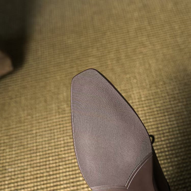 Kora Mae Genuine Leather Lace-Ups