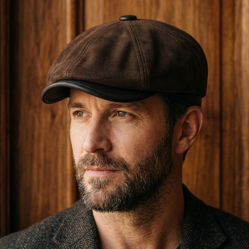 Baxter Vintage Leather Cap