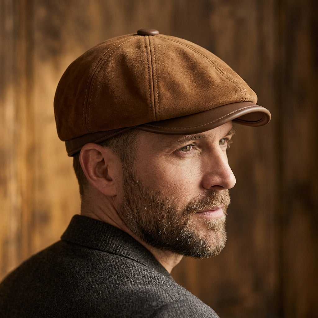 Baxter Vintage Leather Cap