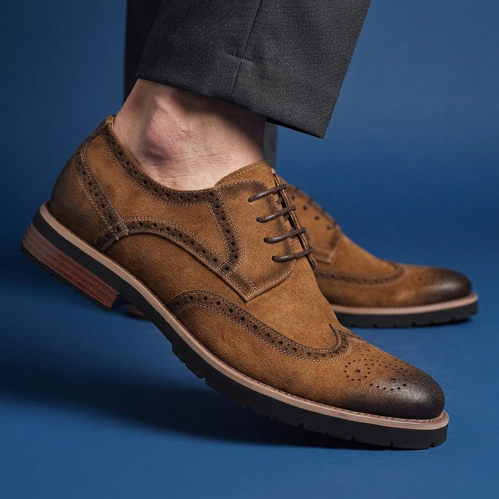 Brock Leather Wingtip Derbies