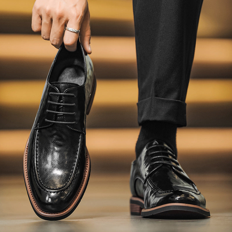 Ashford Burnished Leather Dress Shoes