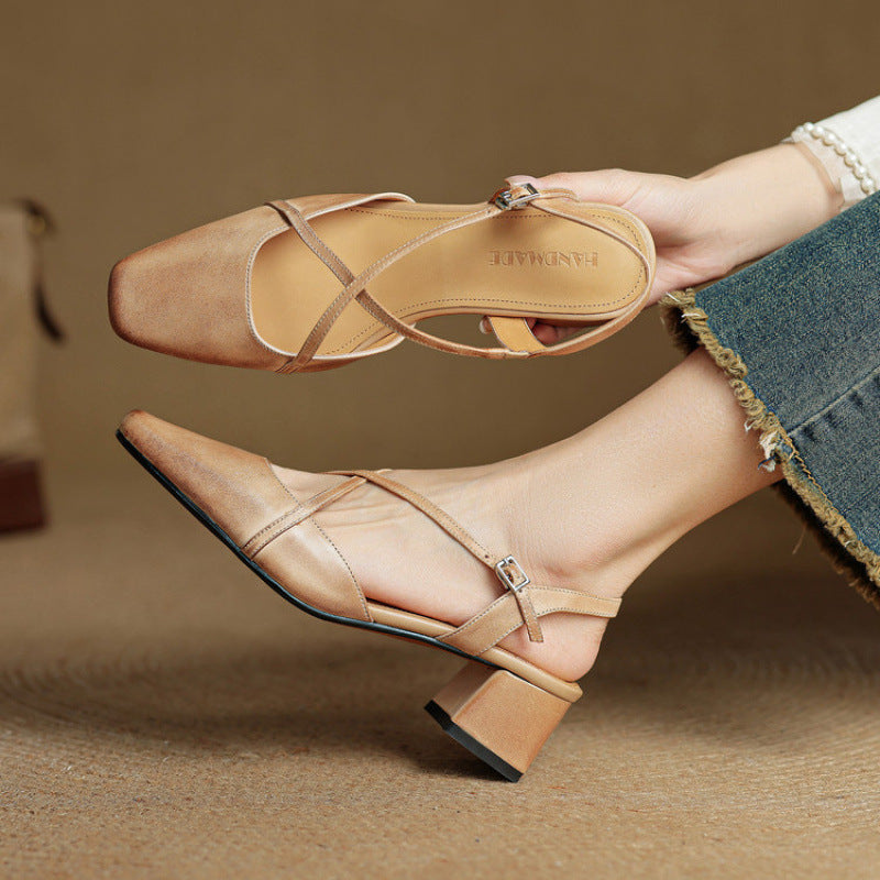 Rosalia Verone Genuine Leather Heels