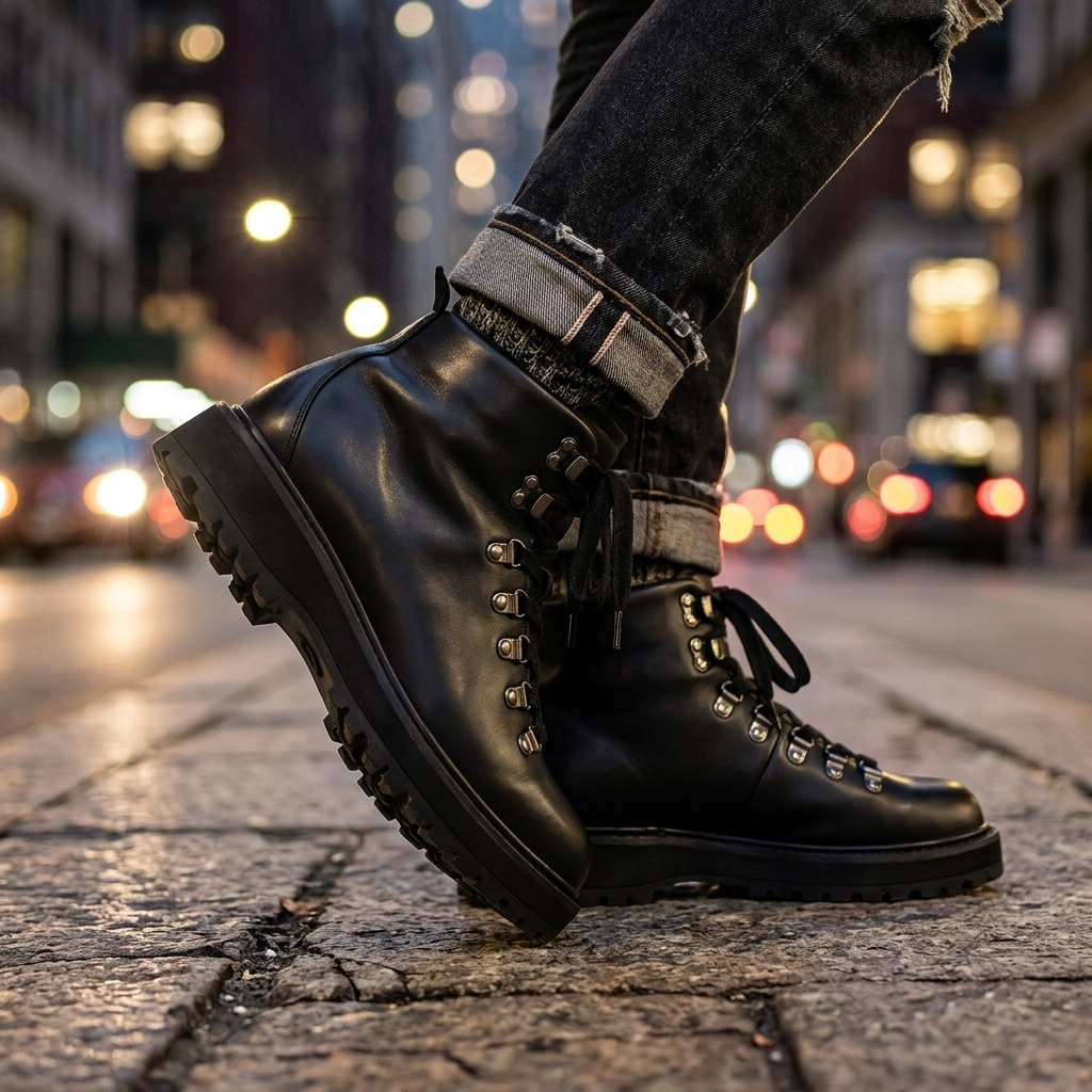 Ryder Retro Leather Boots