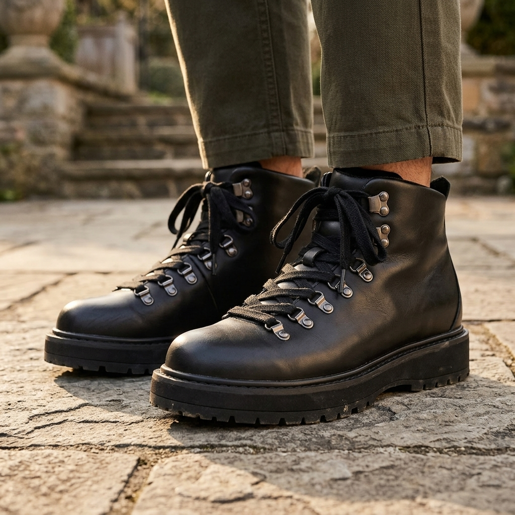 Ryder Retro Leather Boots