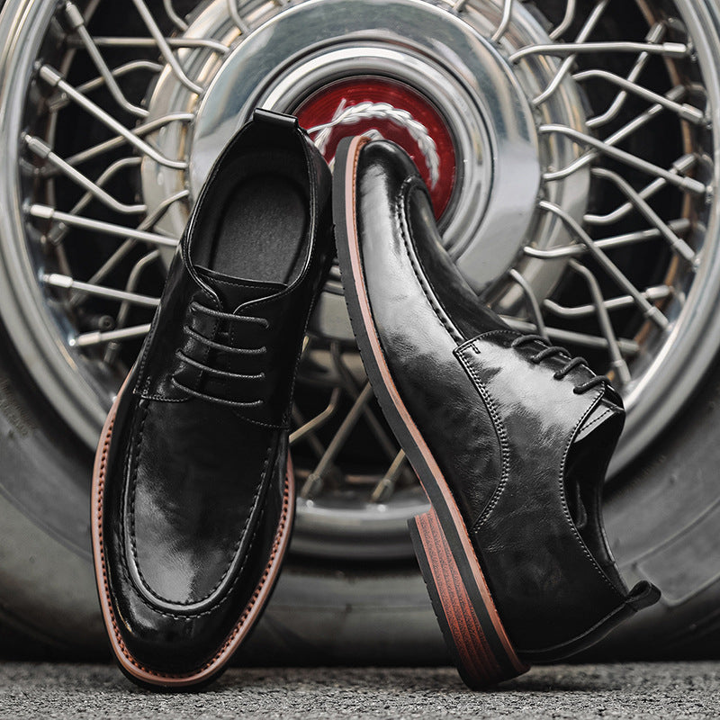 Ashford Burnished Leather Dress Shoes