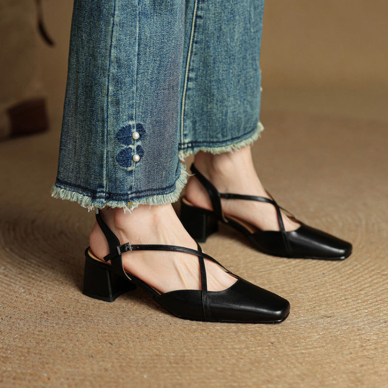 Rosalia Verone Genuine Leather Heels