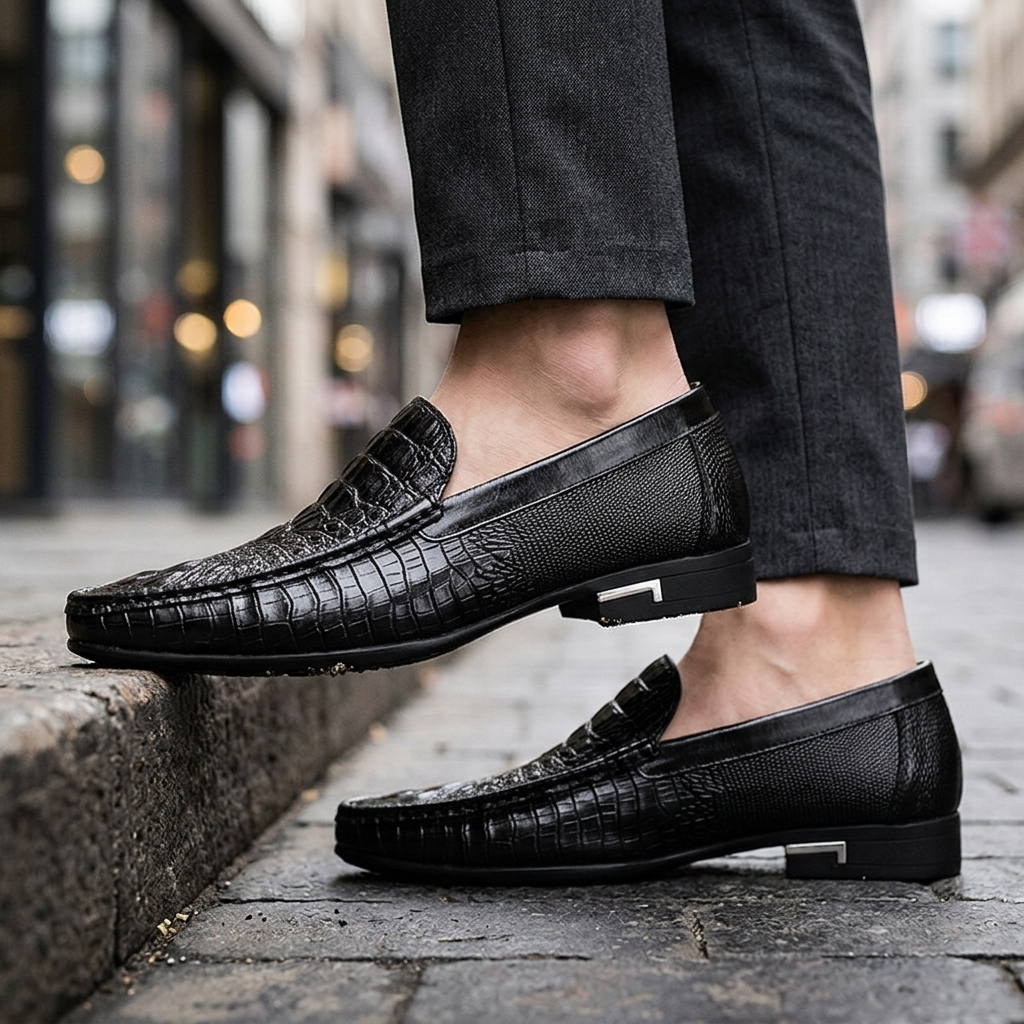 Darson Leather Dress Loafers