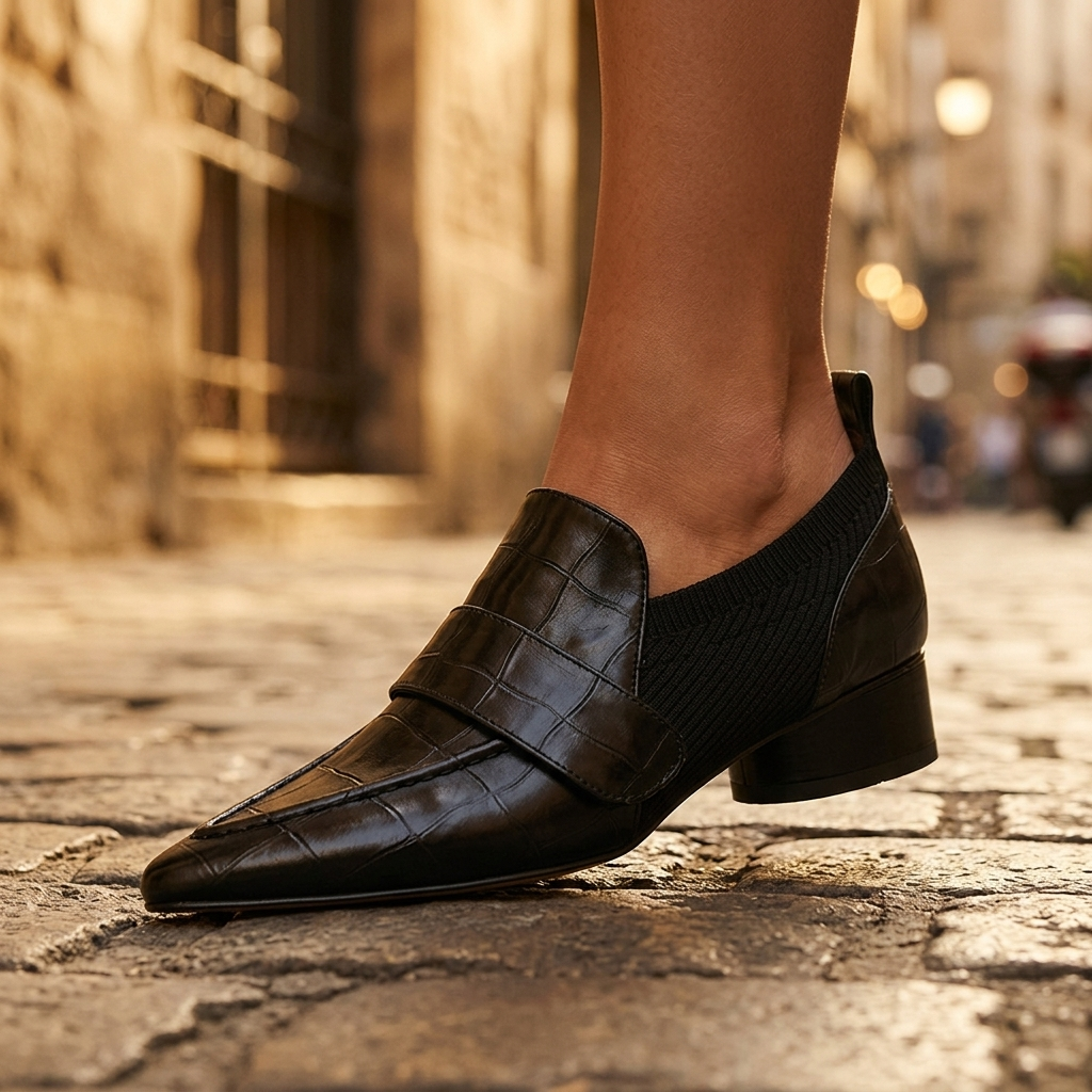Amira Genuine Leather Mules