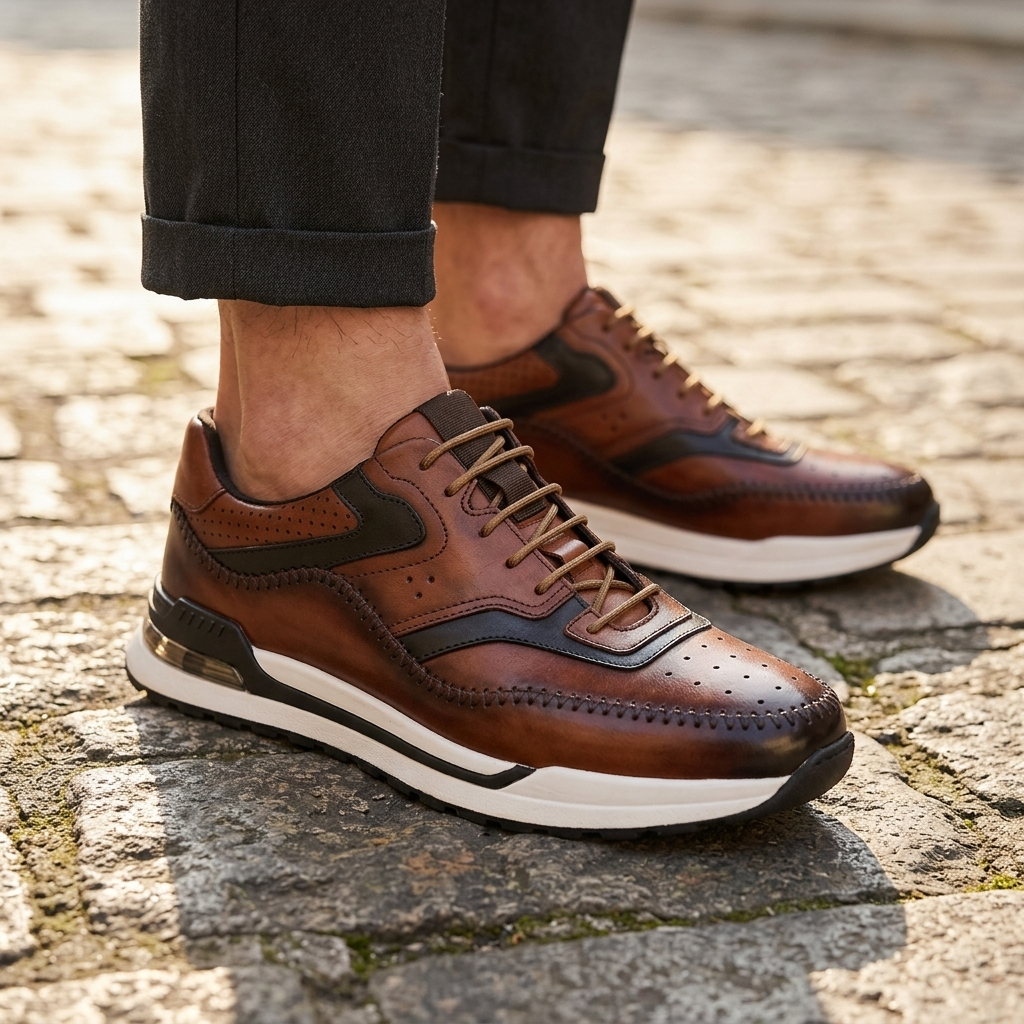 Jenton Leather Sneakers
