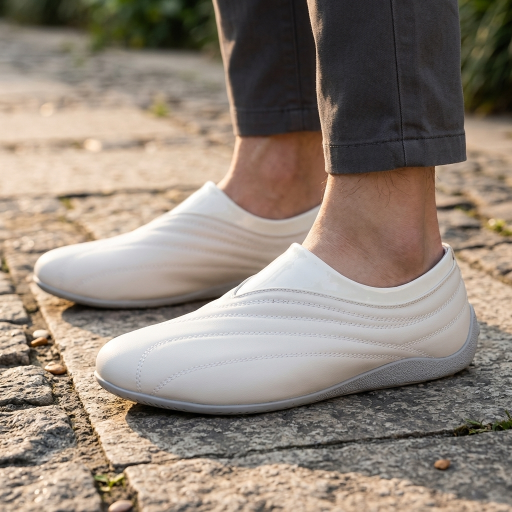 Dalton Retro Leather Slip-Ons