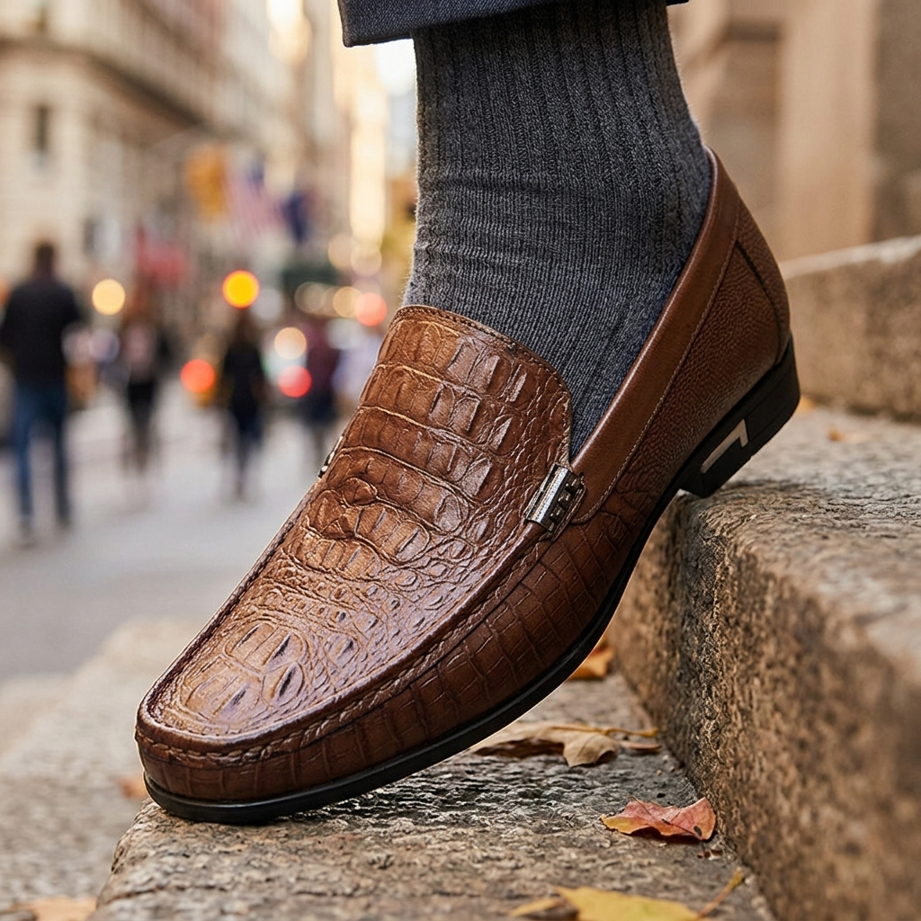 Darson Leather Dress Loafers