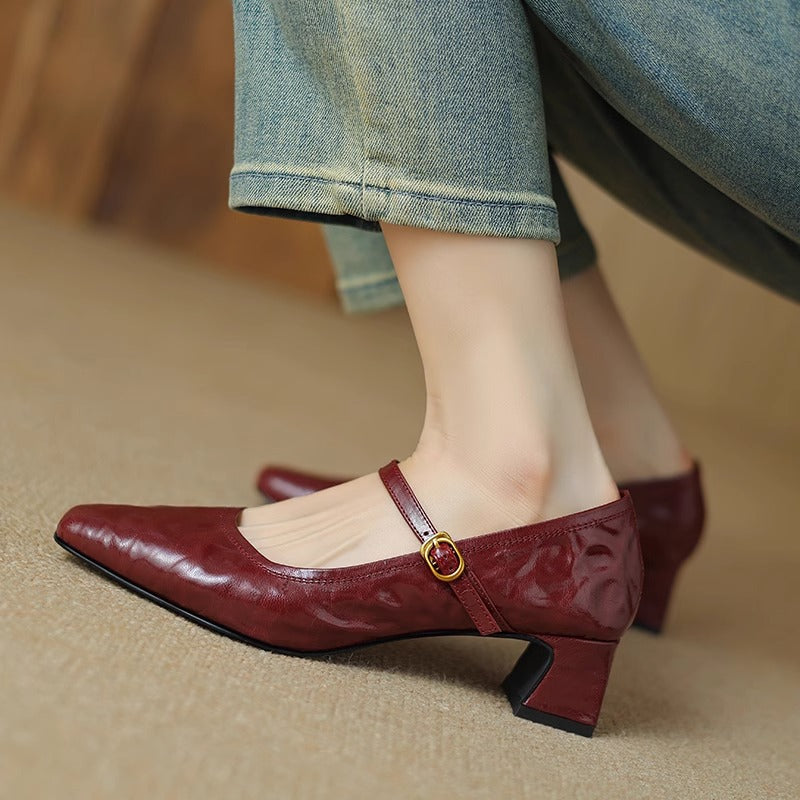 Solea Classic Leather Heels