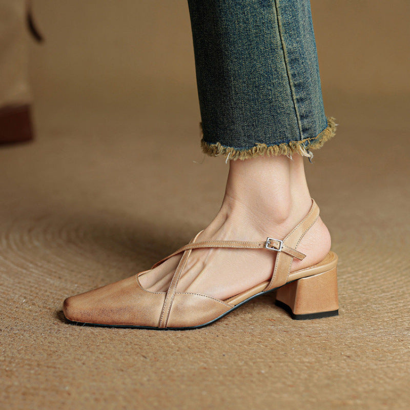 Rosalia Verone Genuine Leather Heels