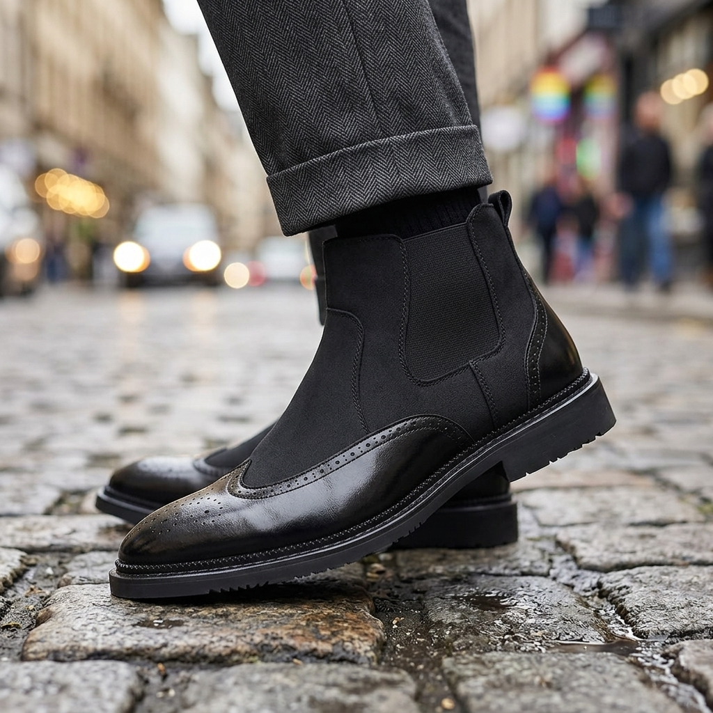 Everett Leather Chelsea Boots