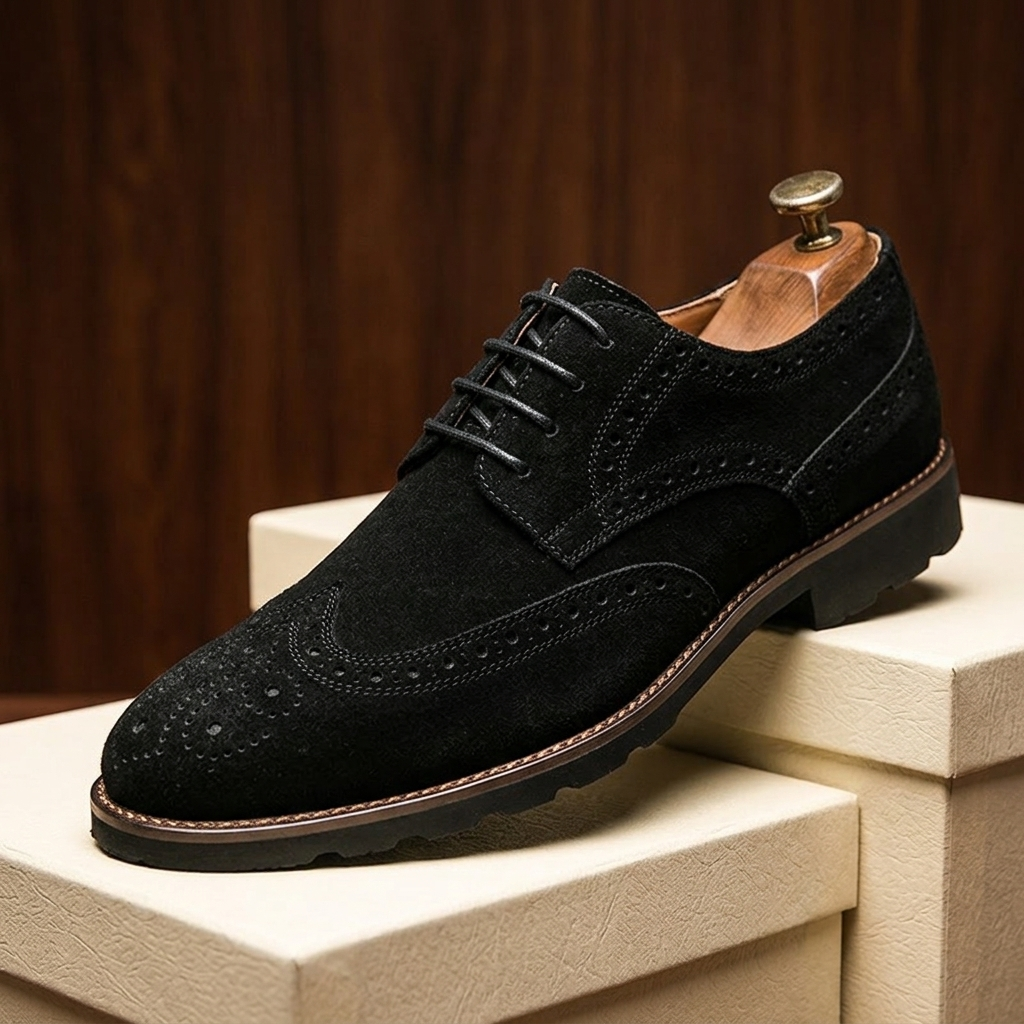 Brock Leather Wingtip Derbies