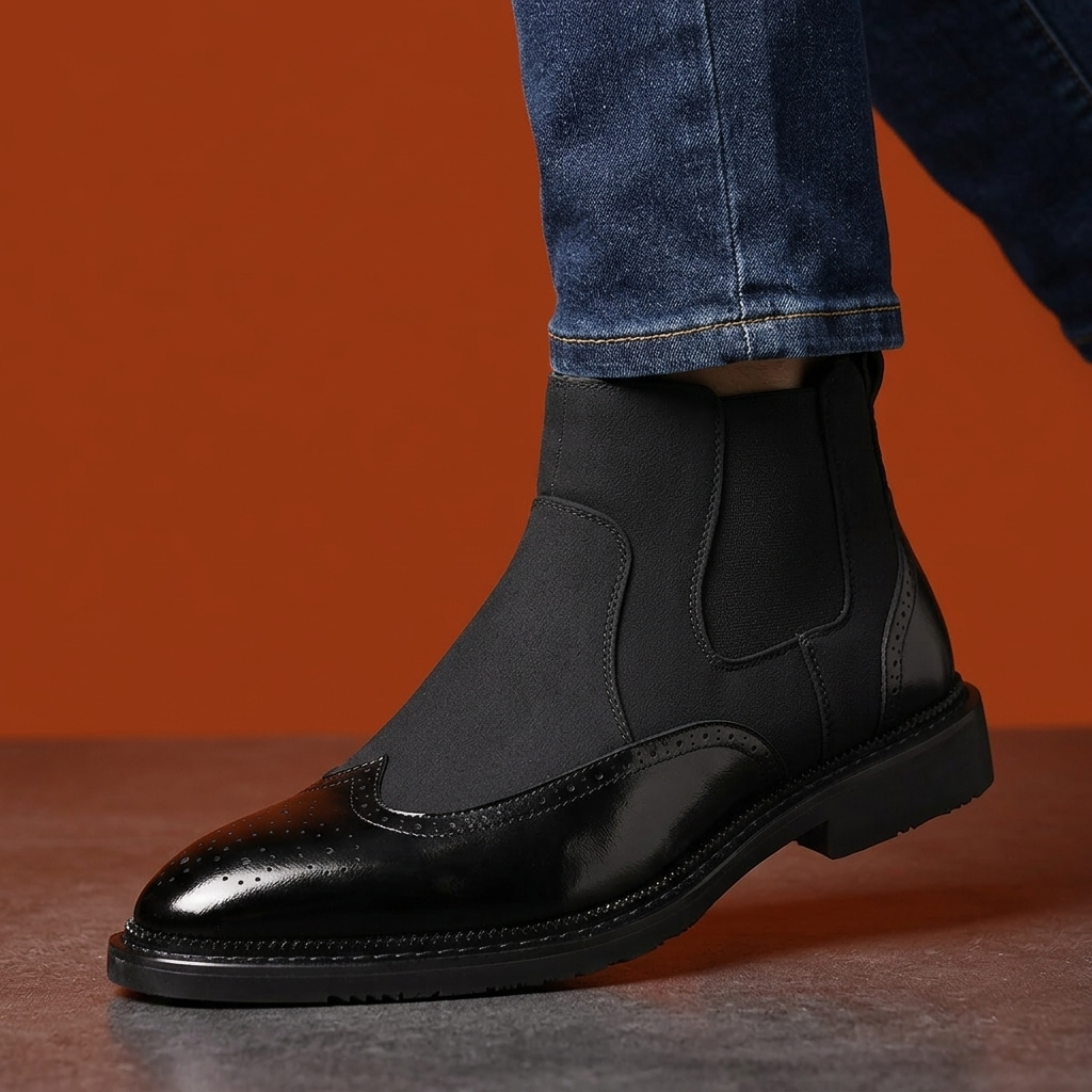 Everett Leather Chelsea Boots