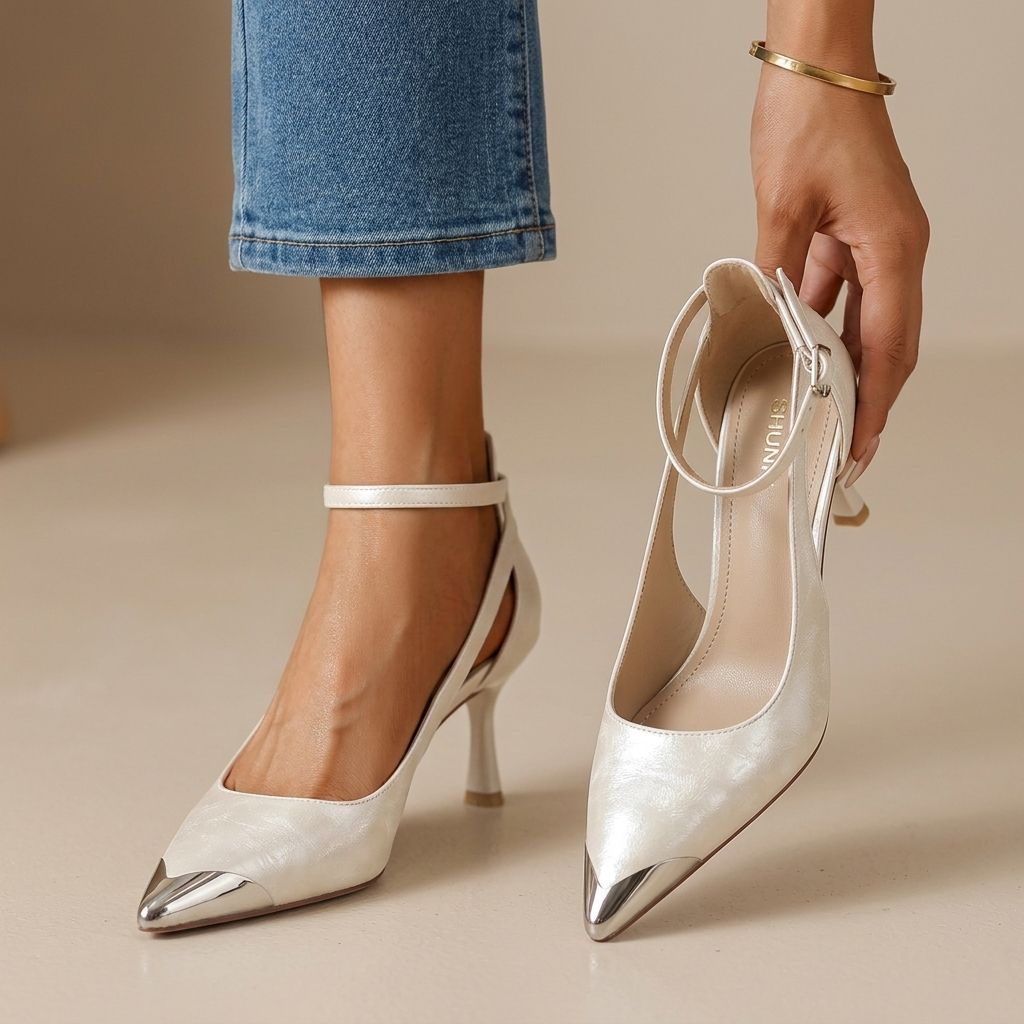 Yara Satin Stiletto Heels