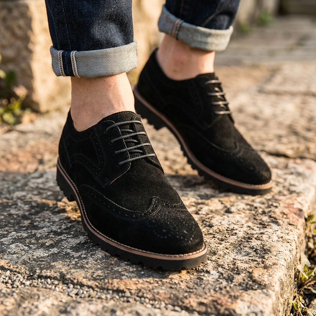 Brock Leather Wingtip Derbies
