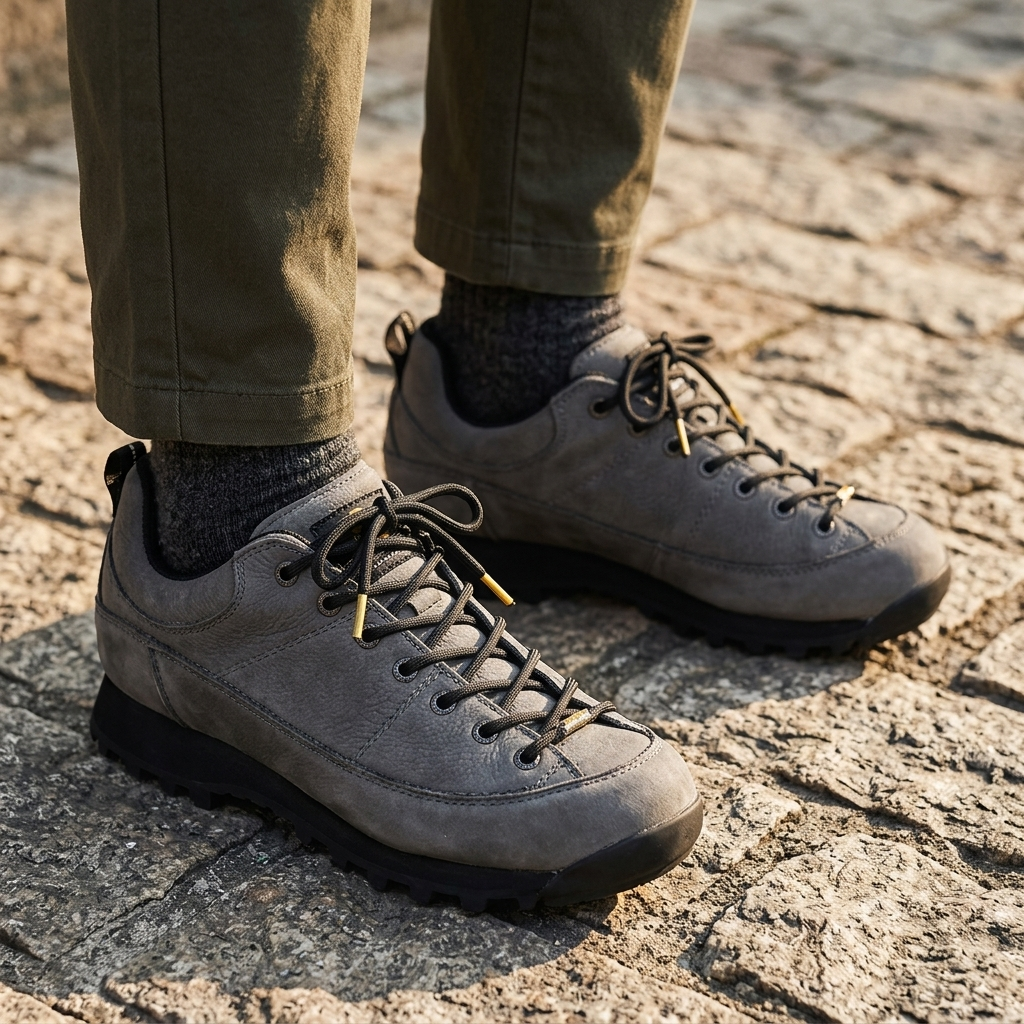 Maverick Retro Leather Sneakers