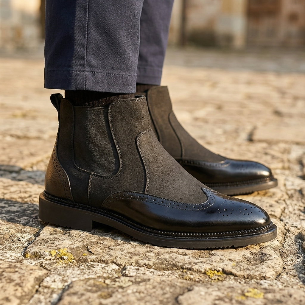 Everett Leather Chelsea Boots