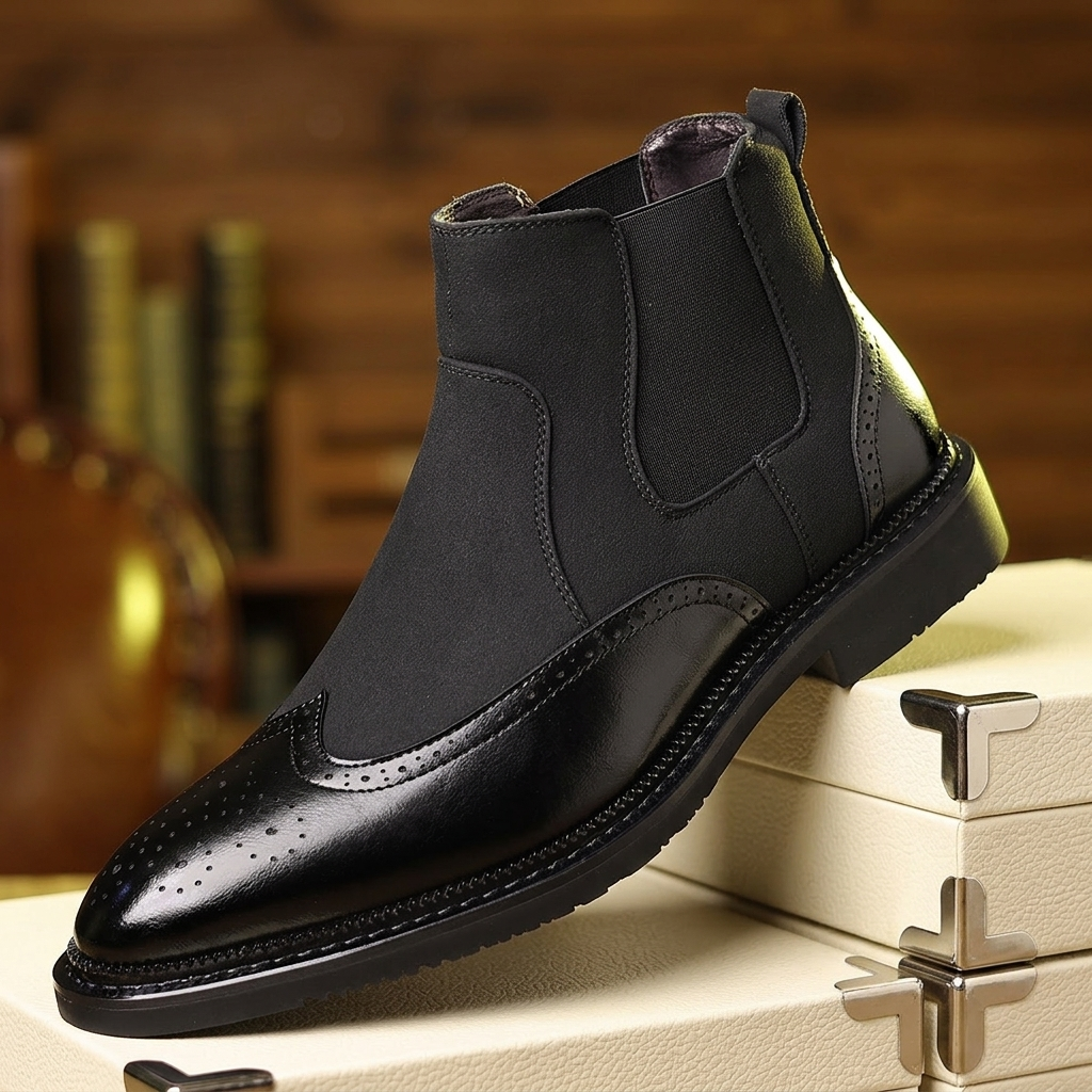 Everett Leather Chelsea Boots