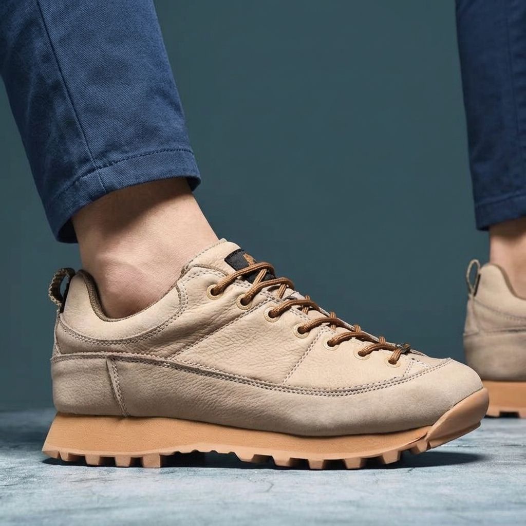 Maverick Retro Leather Sneakers