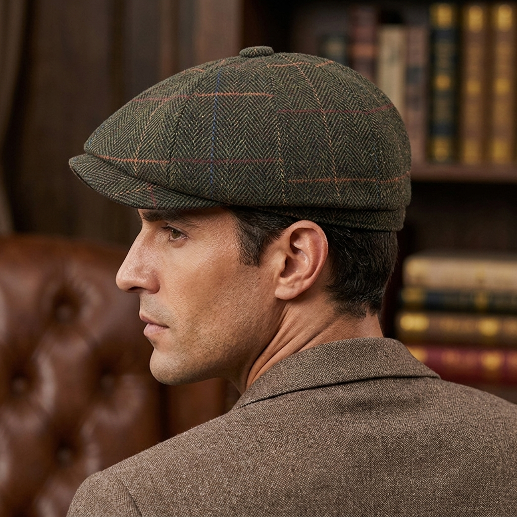 Harrison Linen-Blend Ivy Cap