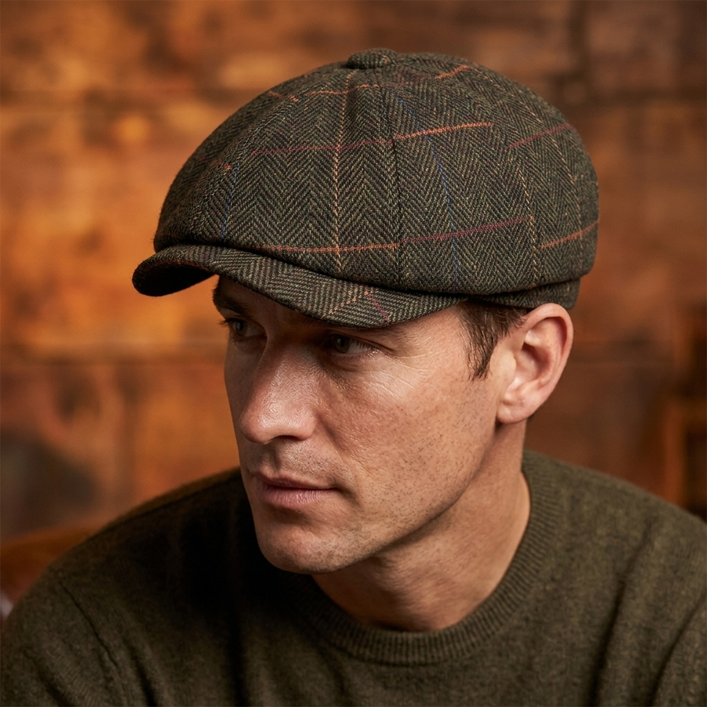 Harrison Linen-Blend Ivy Cap