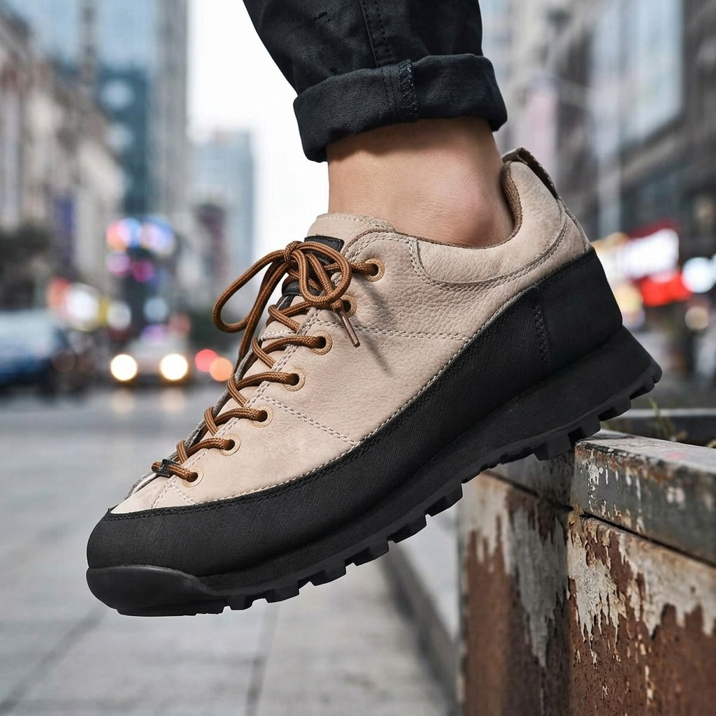 Maverick Retro Leather Sneakers