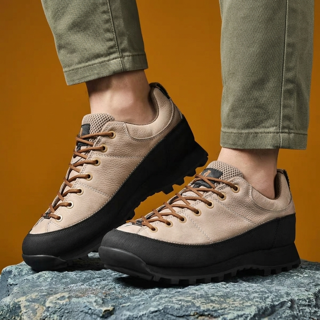 Maverick Retro Leather Sneakers