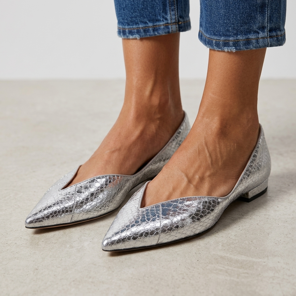 Claire Leather Flats