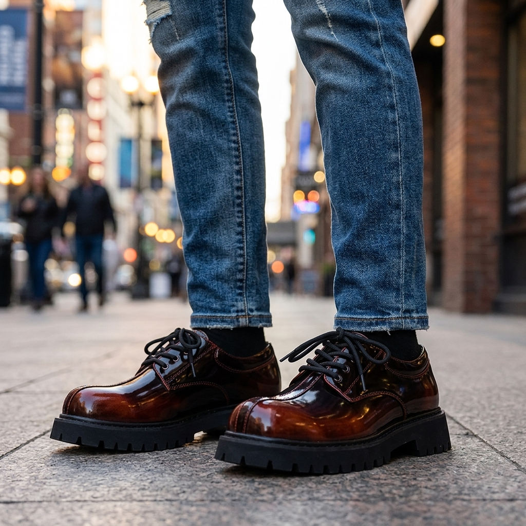 Cooper Leather Derbies