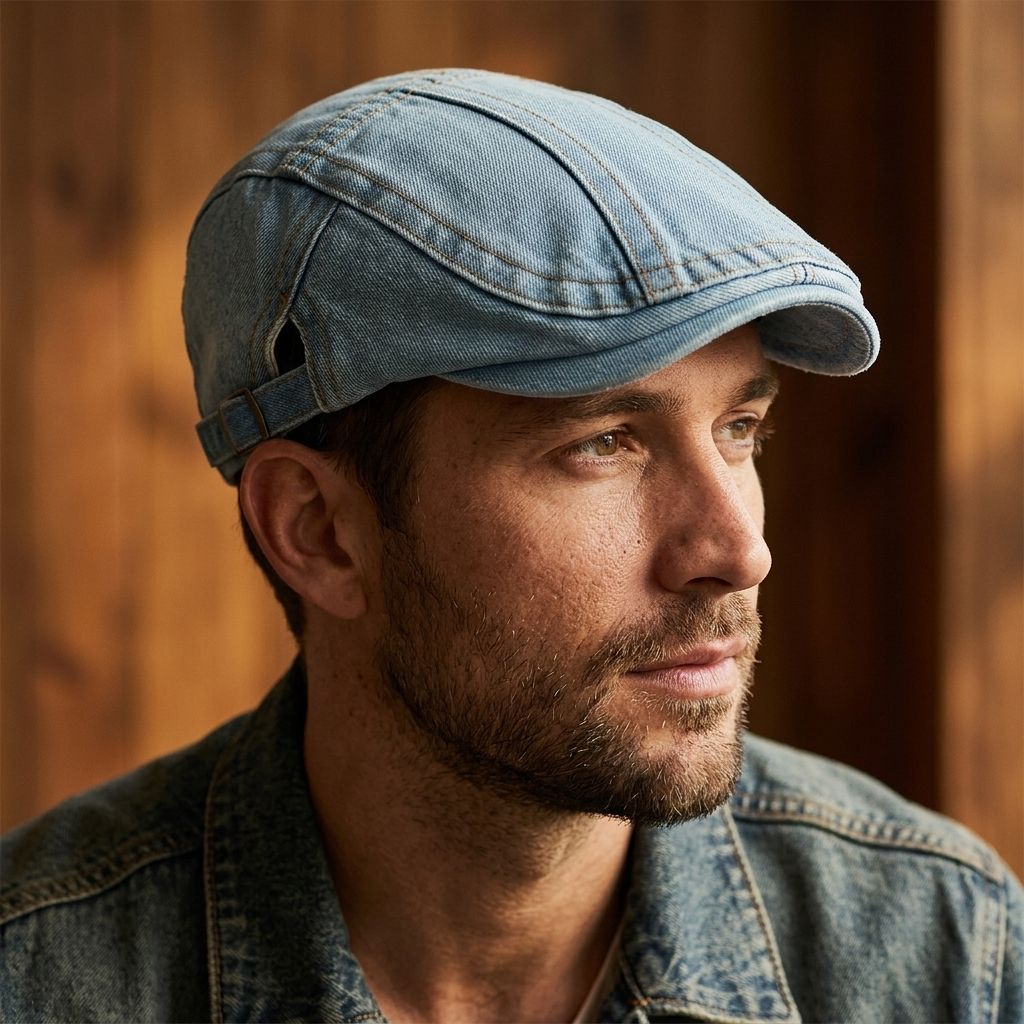 Hudson Vintage Denim Cap