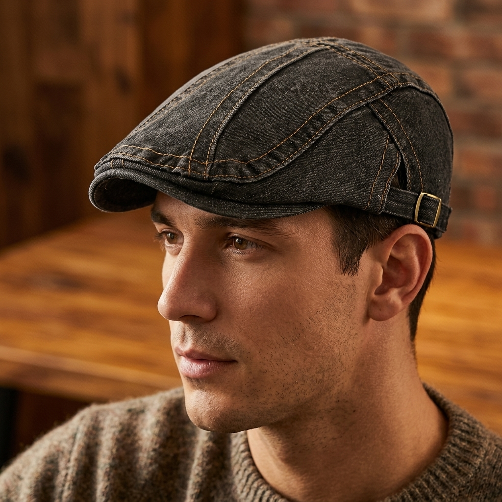 Hudson Vintage Denim Cap