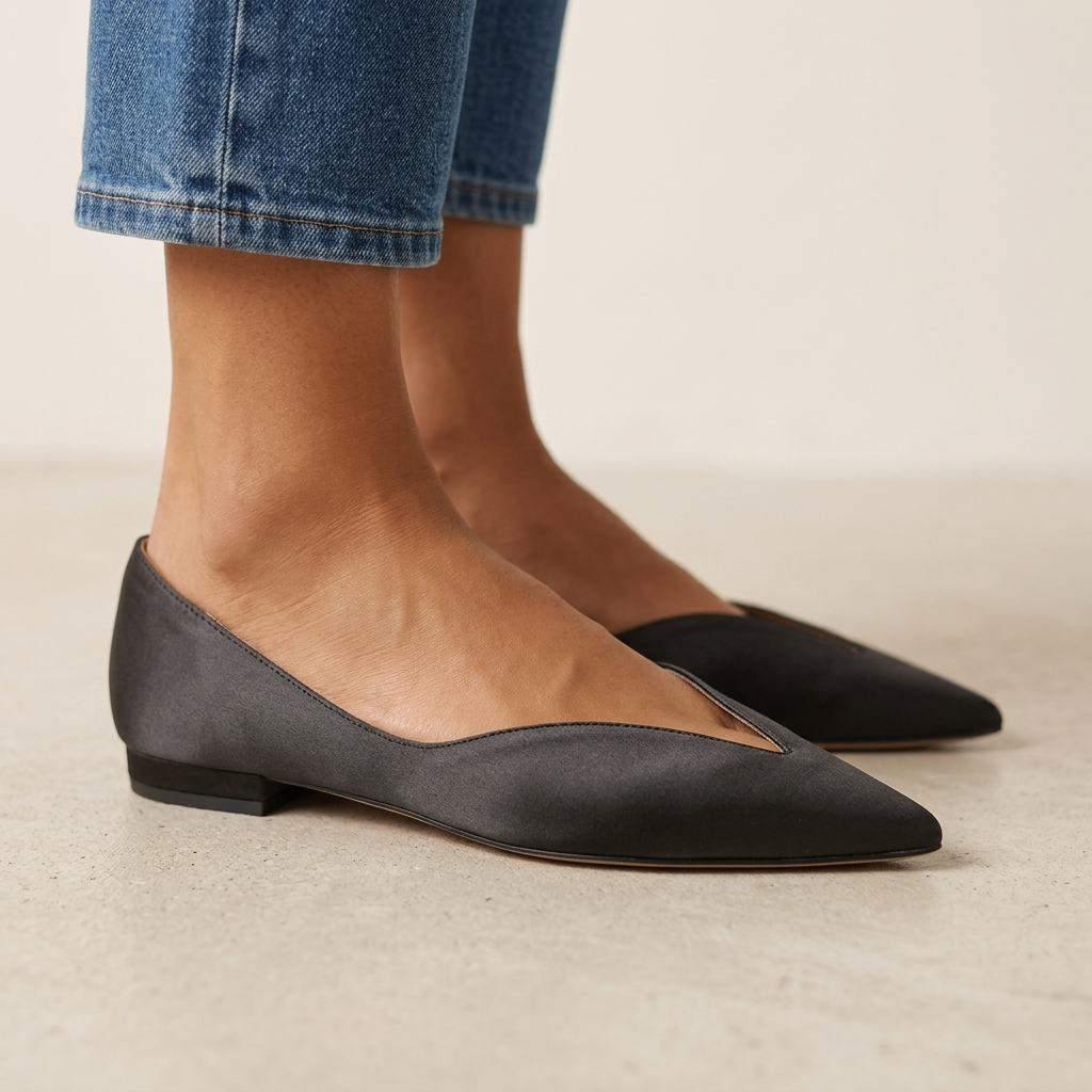 Claire Leather Flats