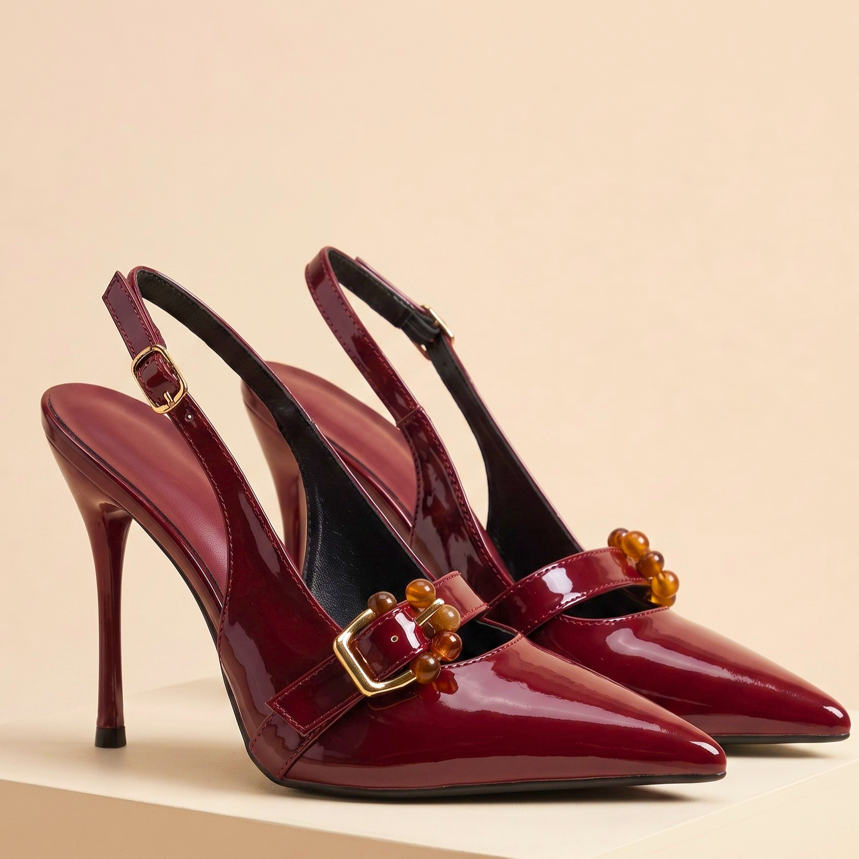 Vivienne Slingback Stiletto Heels