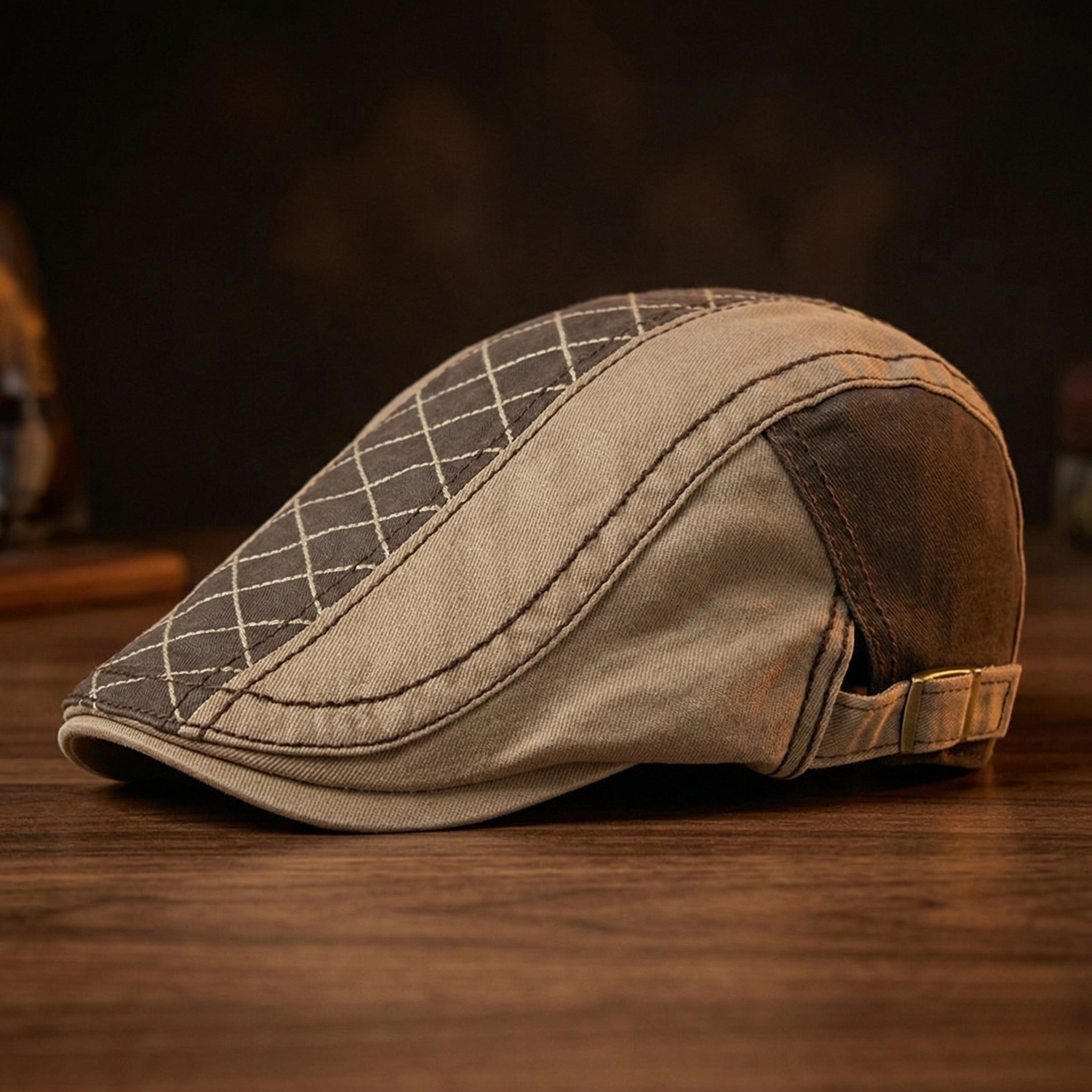 Marco Patchwork Flat Cap
