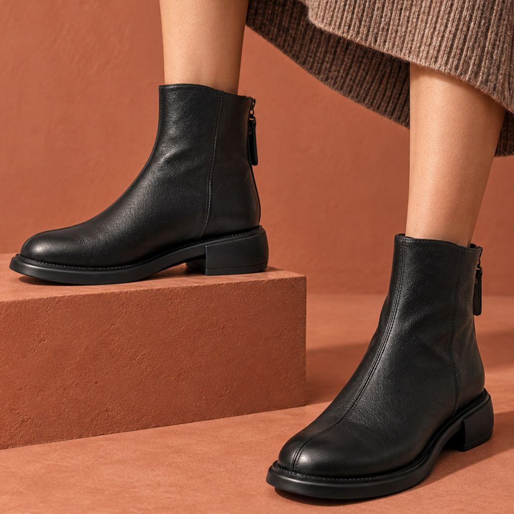 Lennox Leather Ankle Boots