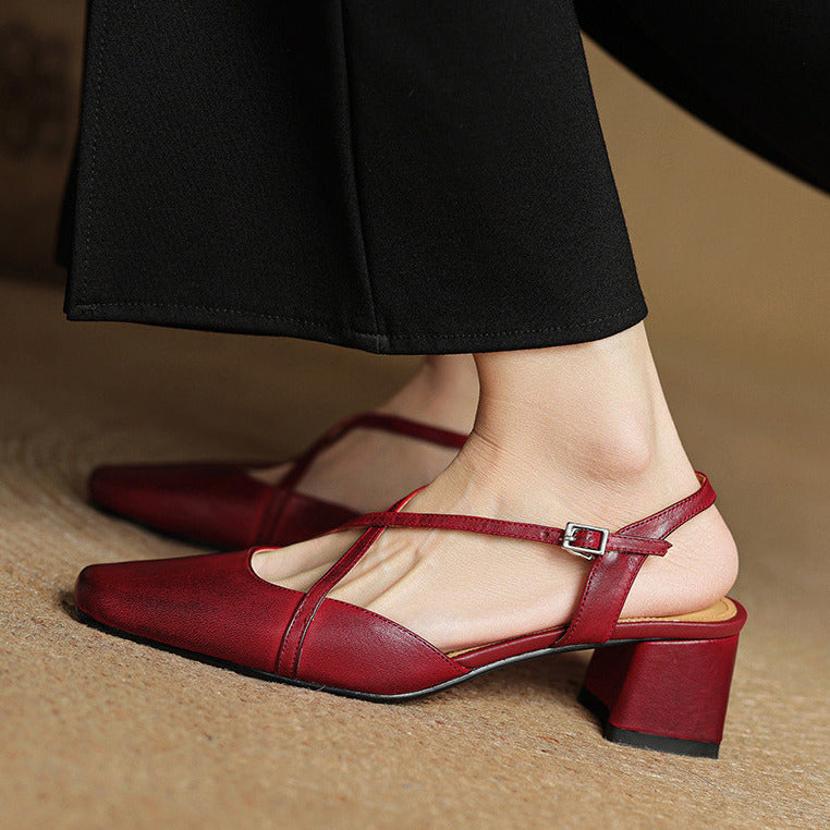 Rosalia Verone Genuine Leather Heels