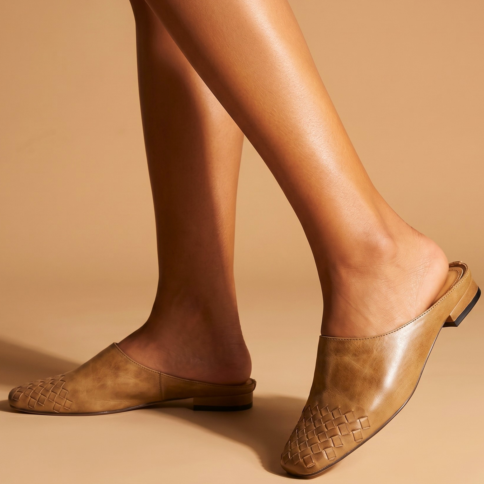 Charlotte Genuine Leather Mules