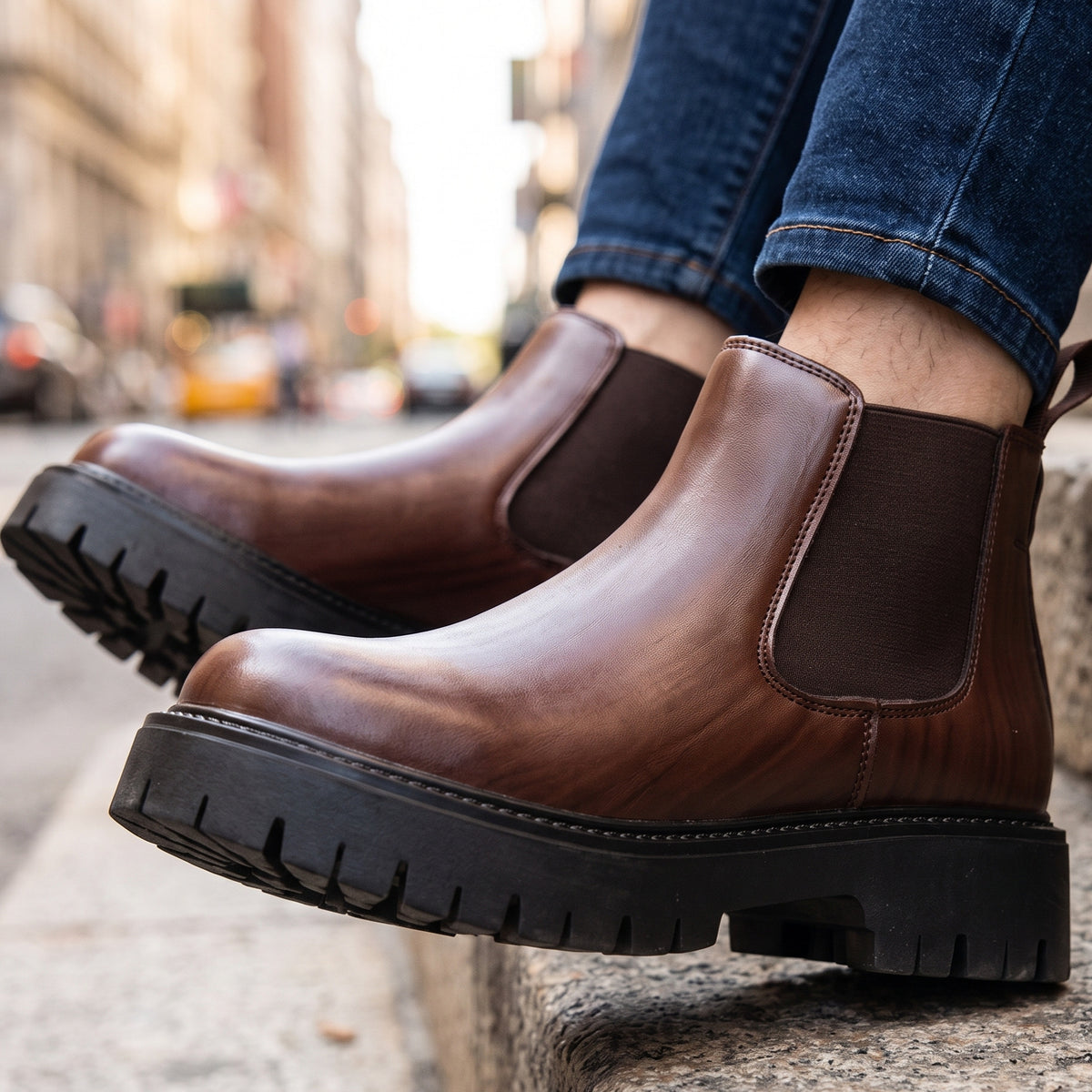 Winston Leather Chelsea Boots