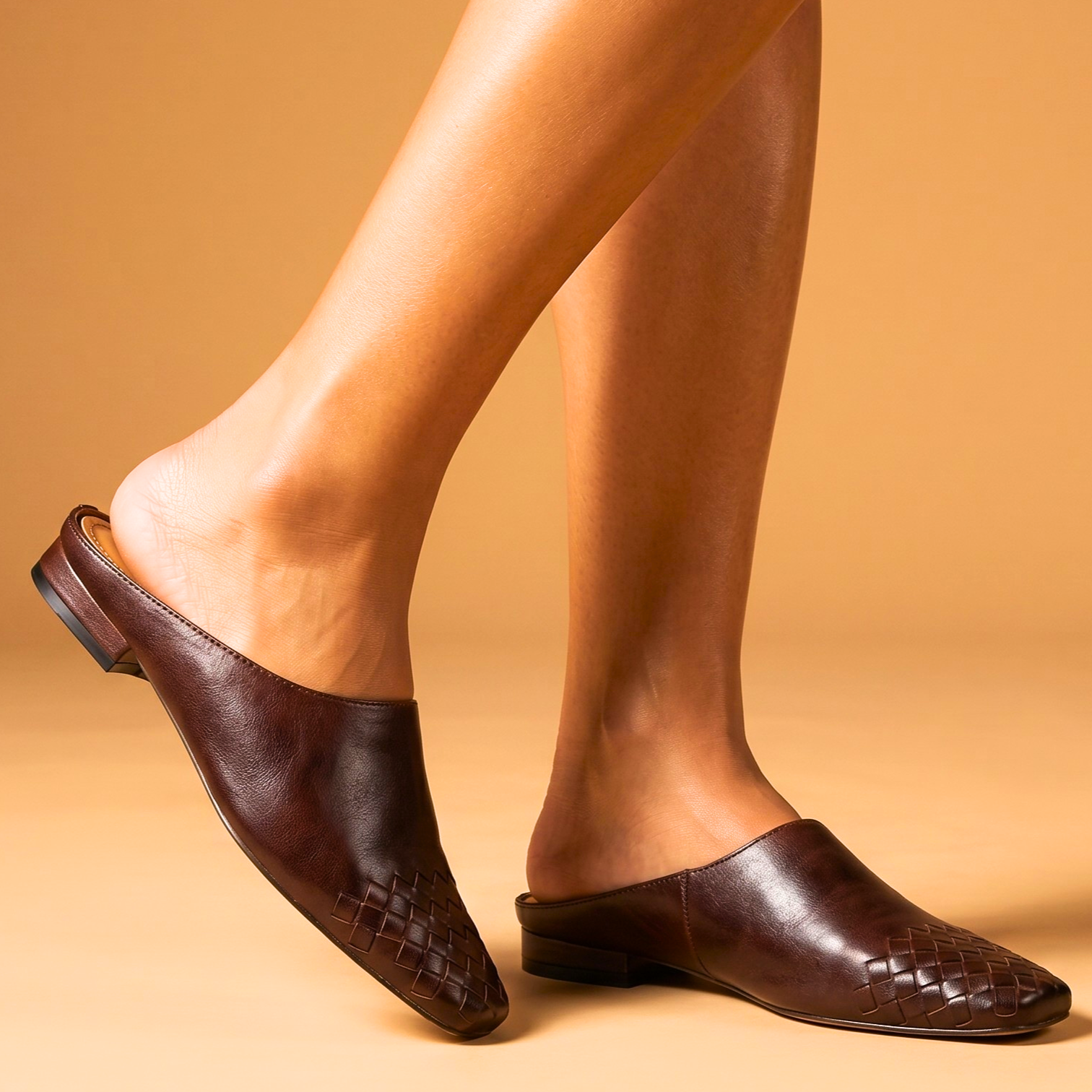 Charlotte Genuine Leather Mules