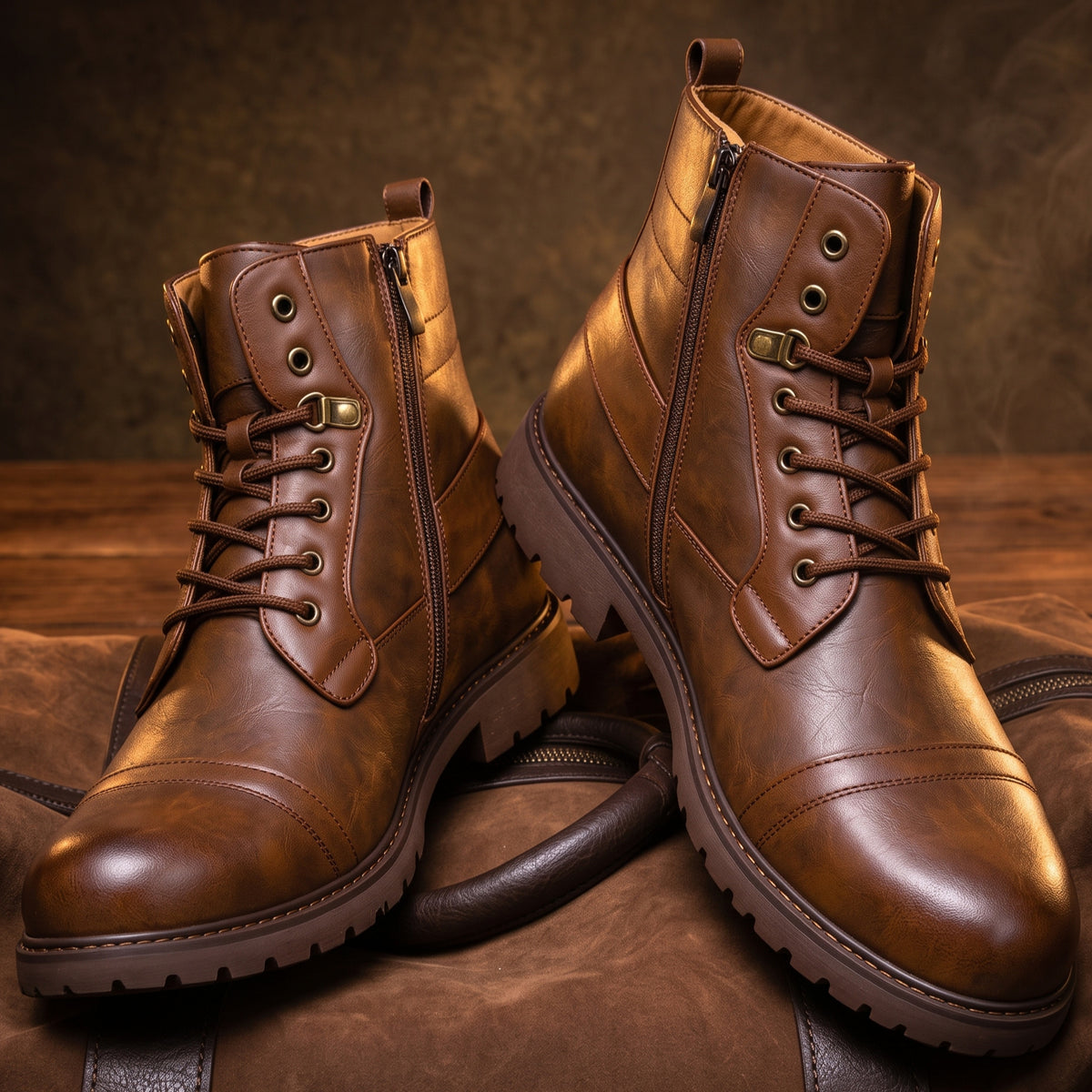 Kaden Heritage Leather Boots