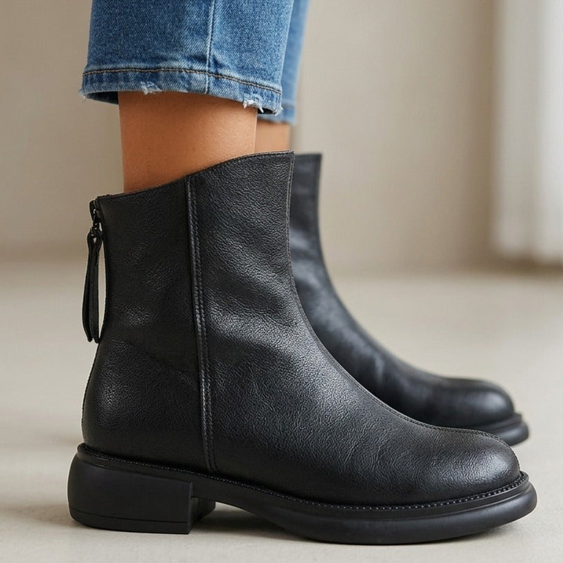 Lennox Leather Ankle Boots