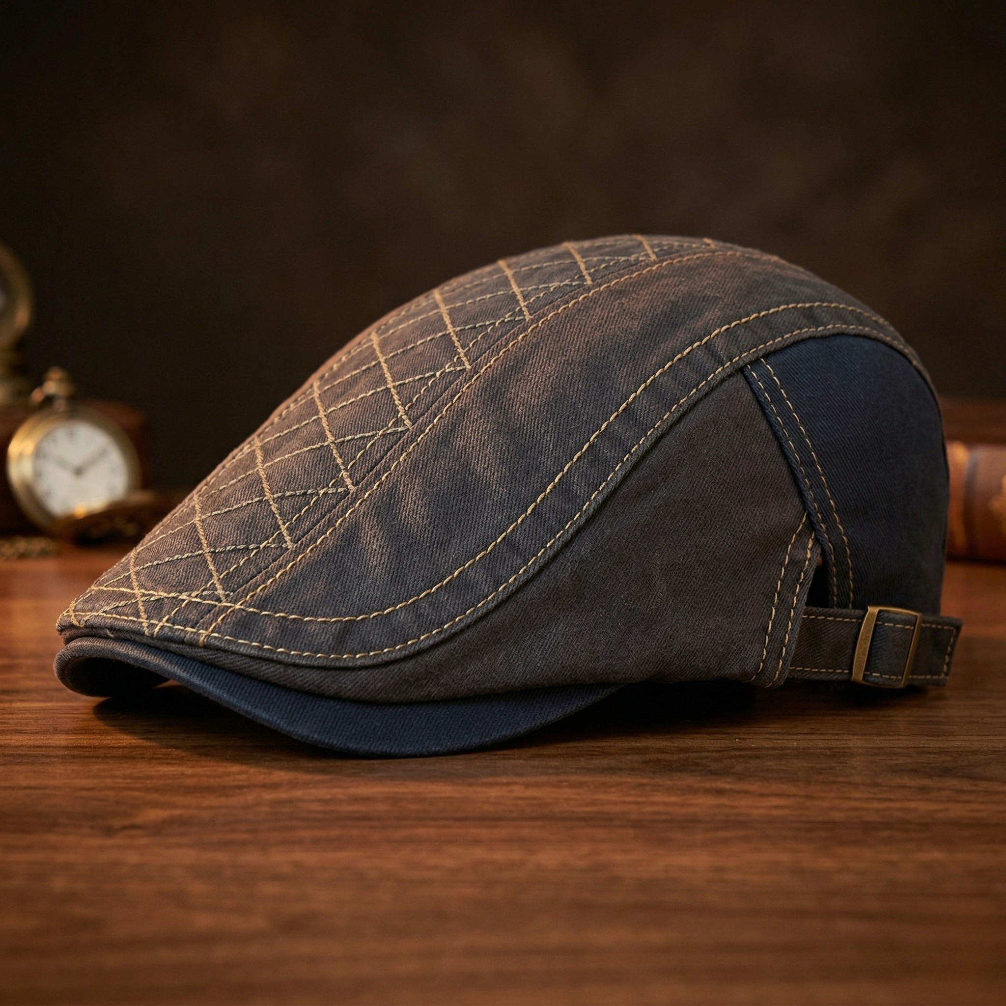 Marco Patchwork Flat Cap