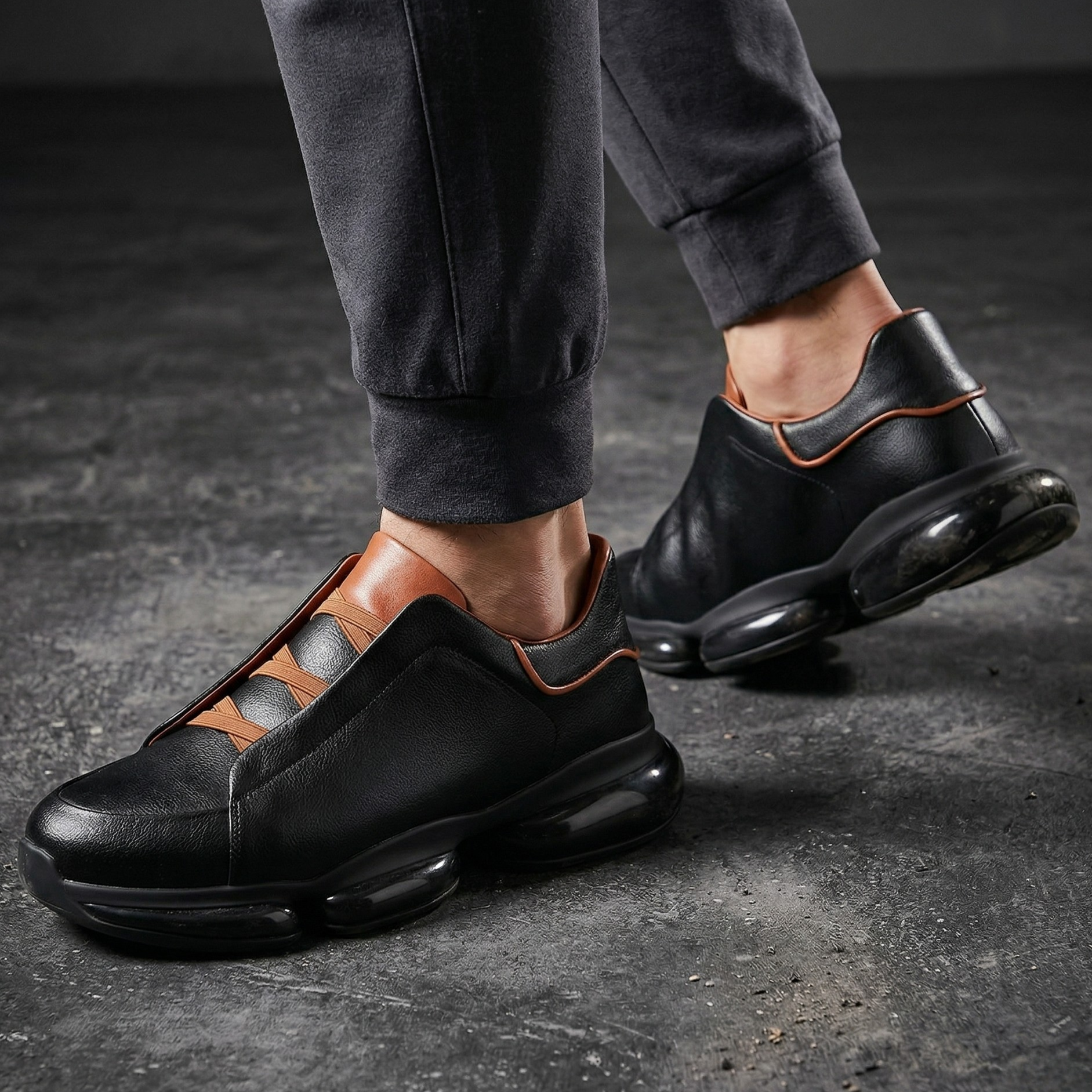Leo Aero Genuine Leather Sneakers